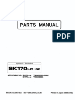 Kobelco Sk170lc-63 Excavator Parts Manual