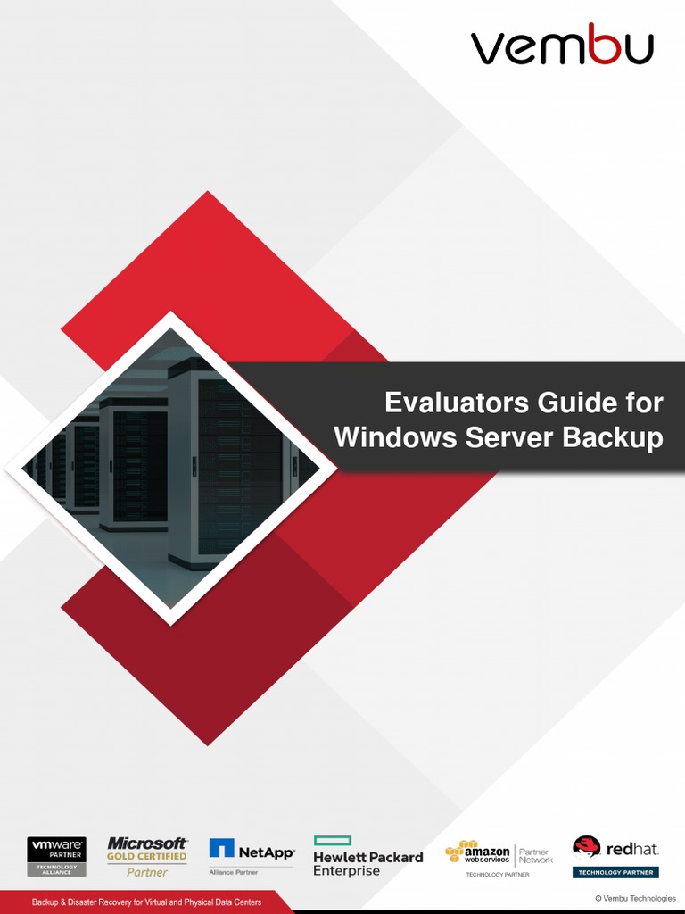 Evaluators Guide For Windows Servers and Workstations | PDF | Backup ...