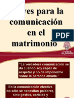 Comunicacion en El Matrimonio