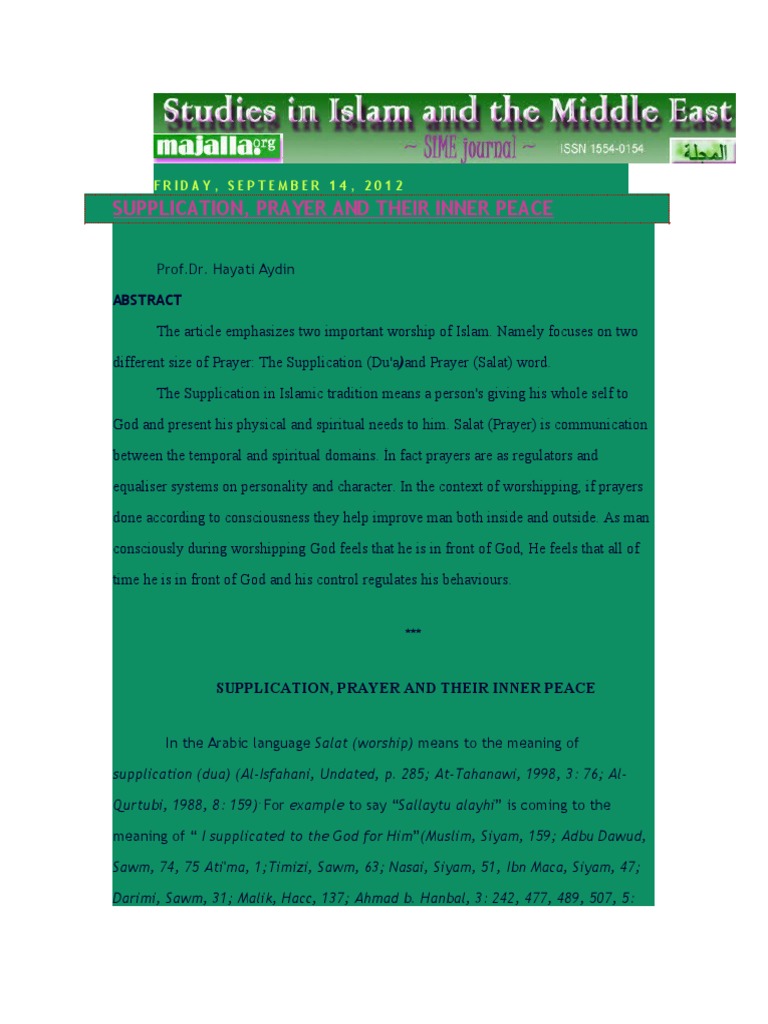 Supplication And Prayer Download Free Pdf Experience Intuition