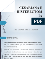 Slide Cesar&histerectomia