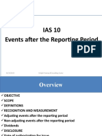 IAS 10 Events After The Reporting Period: 02/15/2022 Delight Training &consulting Center