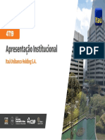 ITUB Apresentação Institucional 4T19 - Cenário Macroeconômico e Informações Institucionais