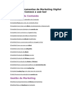 76 Ferramentas de Marketing Digital