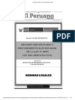 Directiva 02-2015 de Servir - PDF (Formatos) Publicacion Oficial - Diario Oficial El Peruano