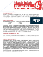 Reconstrucción Nacional Del Perú para Sexto Grado de Primaria 17