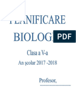 INTUITEXT Planificare Calendaristica BIO Cls 5 2017 2018