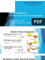Gearbox Torques and Counterbalancing - Takacks