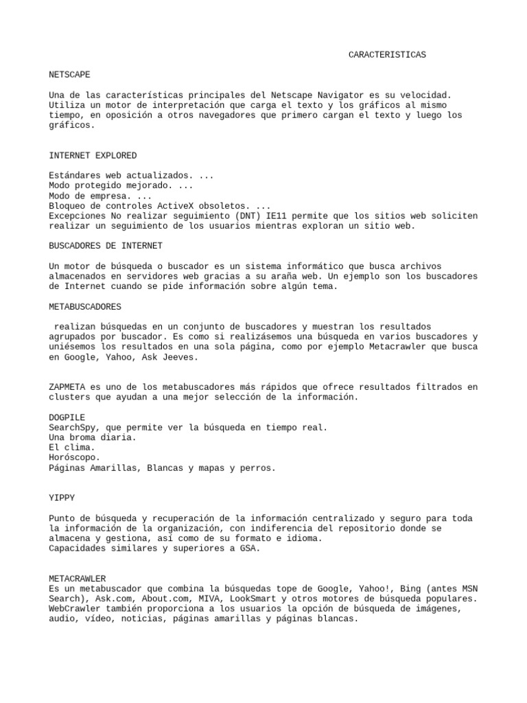 Buscadores de Internet | PDF | Red mundial | Internet y web