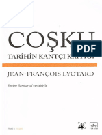 Lyotard - Coşku Tarihin Kantçı Kritiği-İthaki Yayınları (2014)