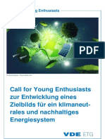 Call for Experts Zielbild Energiesystem