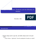 Chapter 7: Consumers, Producers and The Efficiency of Markets