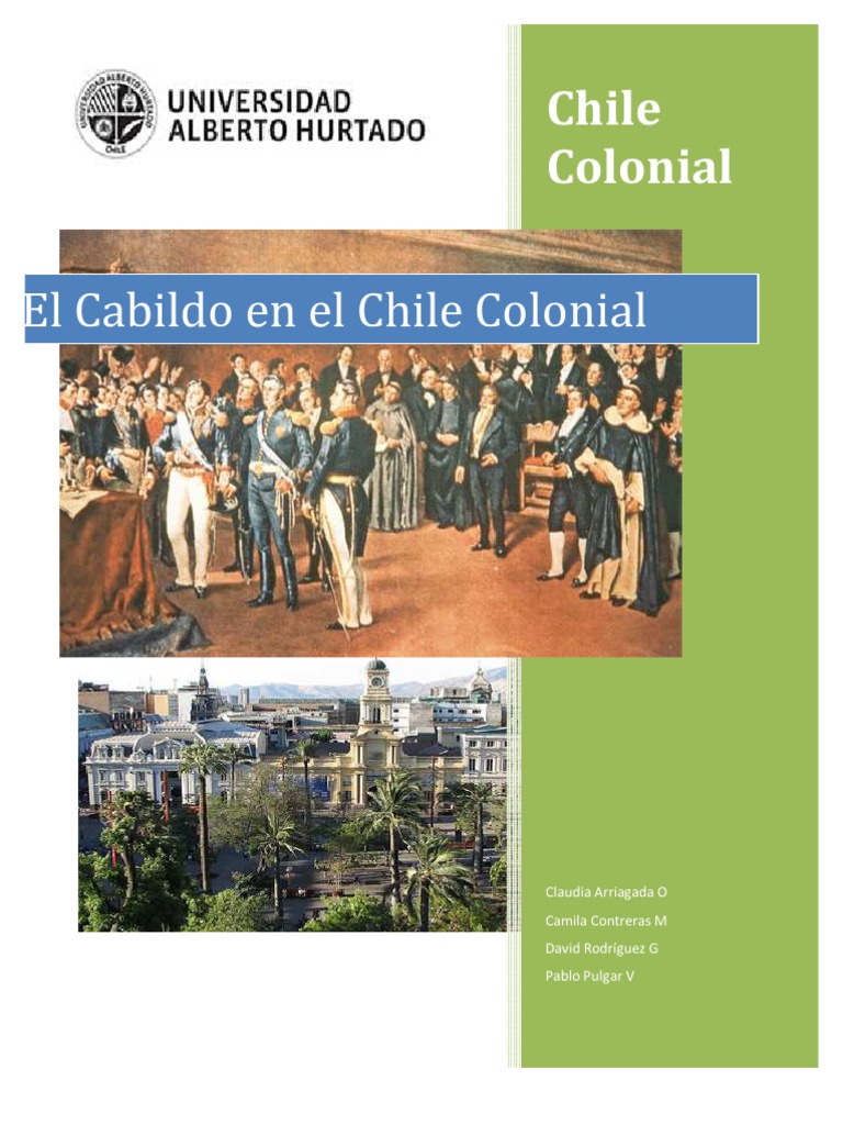 El Cabildo En El Chile Colonial Final Pdf Alcalde España