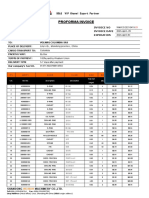 Proforma Invoice For SDLG Spare Parts 37 Items)