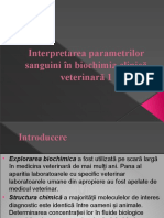 Interpretarea parametrilor in biochimia clinica veterinara 1