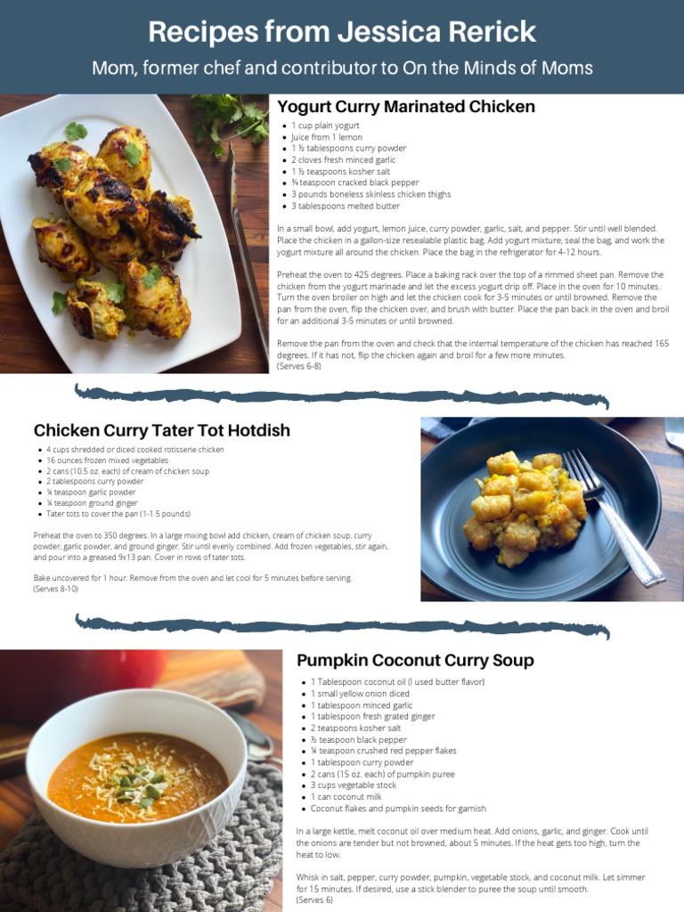 FebMarch Good Food Recipes PDF Curry Grilling
