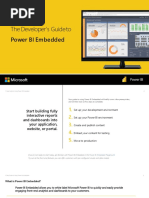 The Developer's Guideto: Power BI Embedded