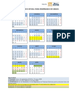 Calendario académico 19-20