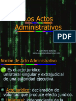 Los Actos Administrativos