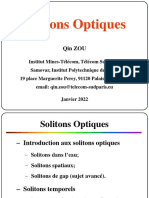 Solitons Optiques  (1)