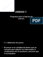 UNIDAD 7 Precio