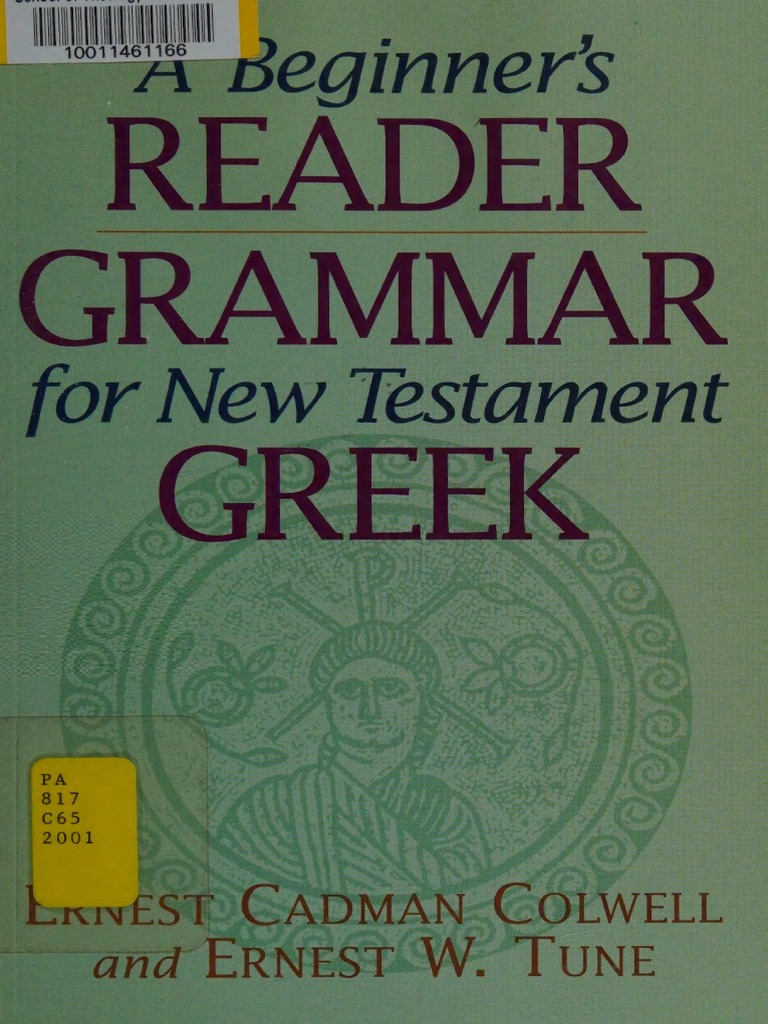 Learn To Read New Testament Greek Pdf