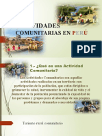 Actividades Comunitarias en Perú