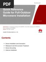 Quick Reference Guide For Full-Outdoor Microwave Installation