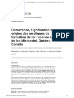 Occurrence, Significance and Origin of Banded Iron Formation Erratics South of Lake Mistassini, Quebec, Canada
