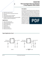 Very Low Input /very Low Dropout 2 Amp Regulator With Enable