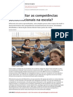 Como Avaliar As Competencias Socioemocionais Na Escolapdf