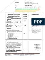 Corrigé Final BEPC 2021 1