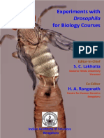 Experiments With Drosophila For Biology Courses