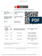 MINSA - Carnet Vacunación-AMERICO