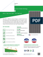 Datasheet Panel 550w 24v Ecogreen