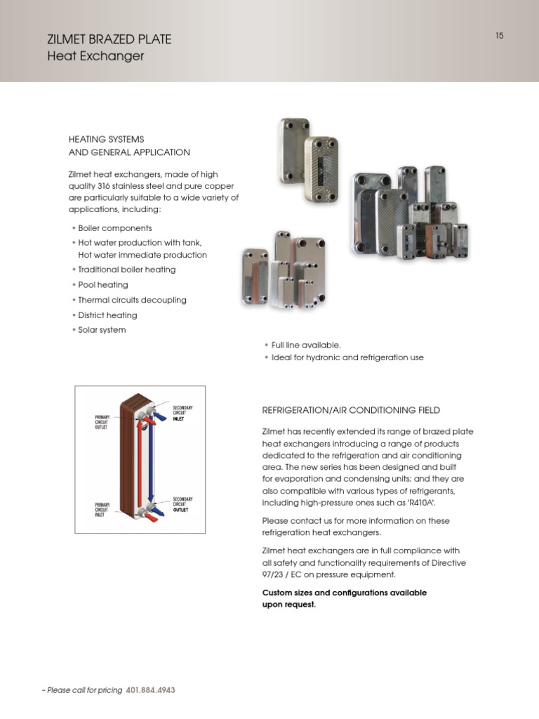 Brazed Plate Heat Exchanger PDF Heat Exchanger Stainless Steel