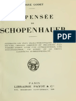 GODET, Pierre. La Pensee de Schopenhauer