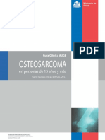 Osteosarcoma 15 Años y Más