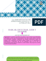 1.6. La Importancia de Aprender Lengua y Literatura