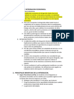 CONCEPTO DE INTEGRACION ECONOMICA