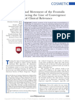 The Bidirectional Movement of The Frontalis Muscle: Introducing The Line of Convergence and Its Potential Clinical Relevance