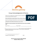 Group Acknowledgement of Policies