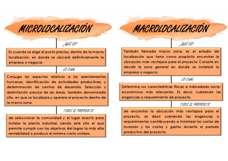 Microlocalización y Macrolocalización | PDF