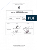 Control de Acceso A Áreas Seguras