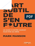 Mark Manson - L'Art Subtil de s'en Foutre-Eyrolles (2017)