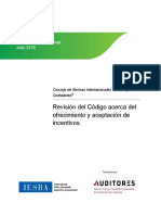 Revision Del Codigo Acerca Del Ofrecimiento y Aceptacion de Incentivos ES