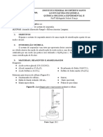 Preparação de Acetato de Isopentila - AMANDA RANGEL E MILENA AMORIM.