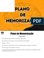 Plano de Memorização