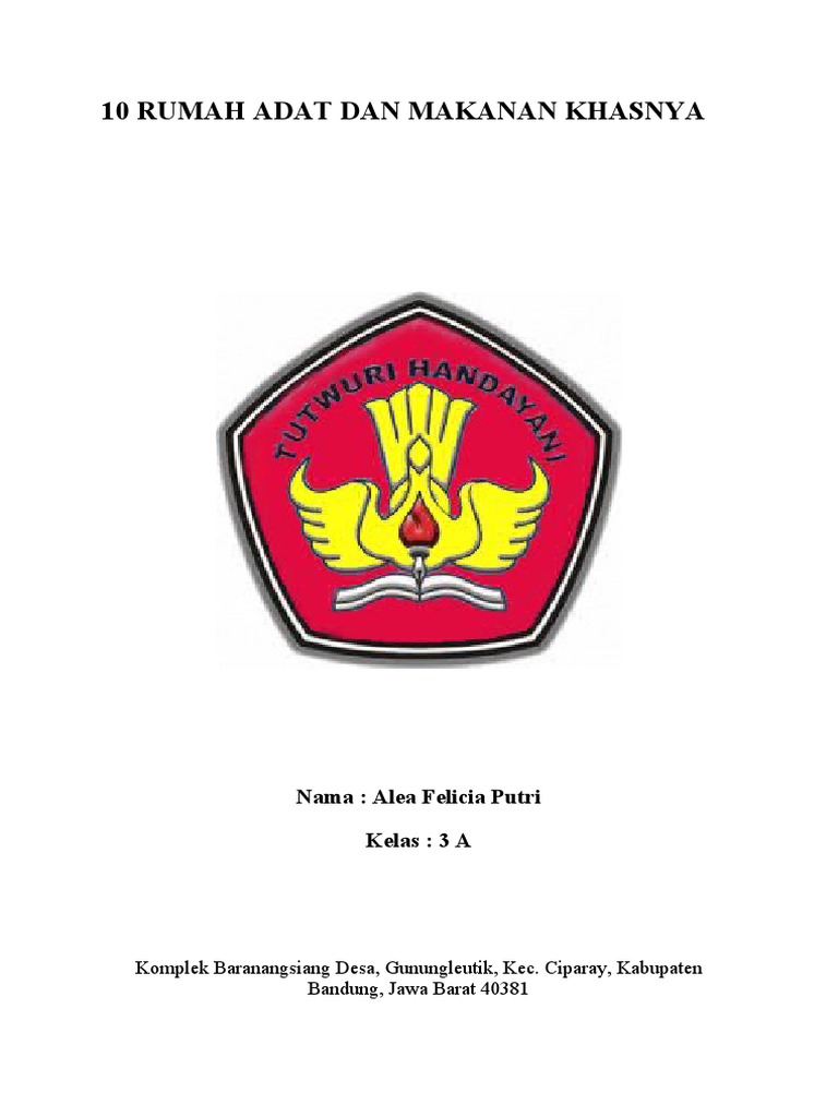 10 Rumah Adat Dan Makanan Khasnya | PDF