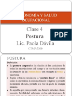 Ergonomía y Salud Ocupacinal Clase 4